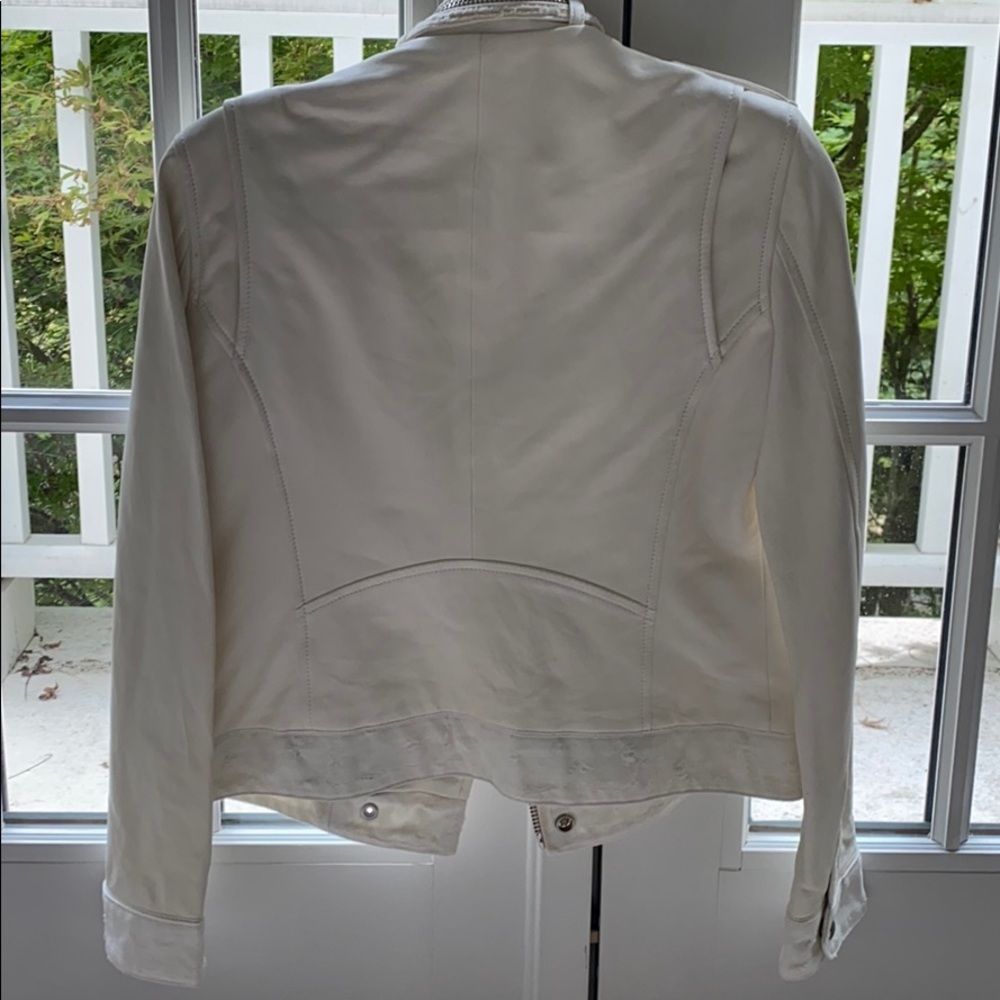 IRO Mazey distressed leather jacket size 40